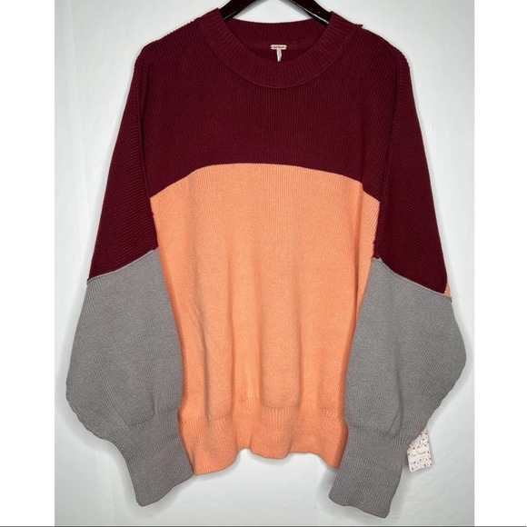 Free People Easy Street Color Block Sweater - Picture 4 of 11